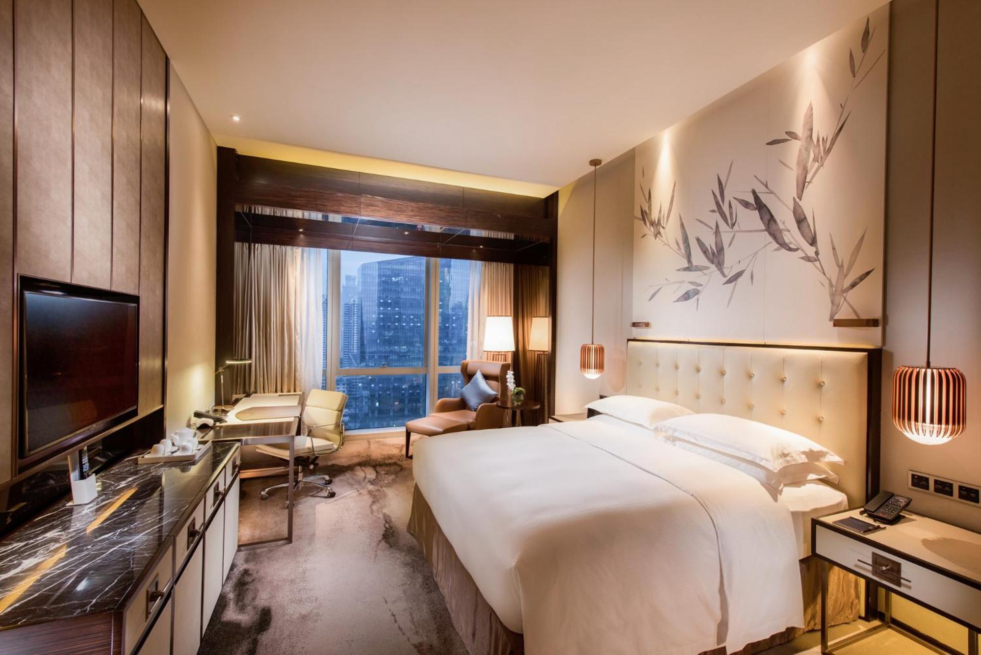 Hilton Shenzhen Futian, Metro Station At Hotel Front Door, Close To Futian Convention & Exhibition Center Extérieur photo