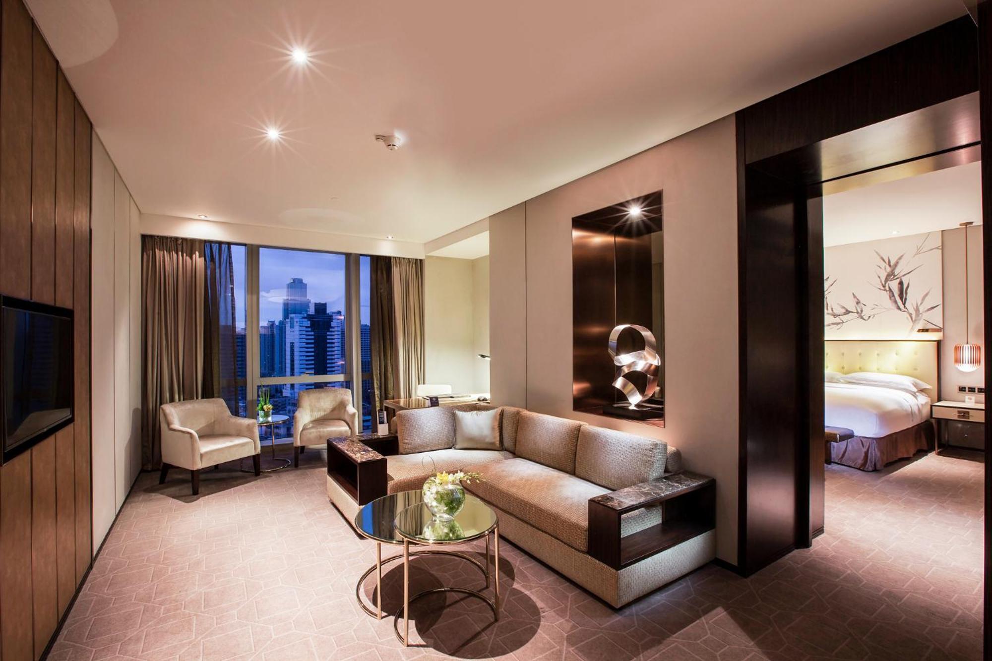 Hilton Shenzhen Futian, Metro Station At Hotel Front Door, Close To Futian Convention & Exhibition Center Extérieur photo
