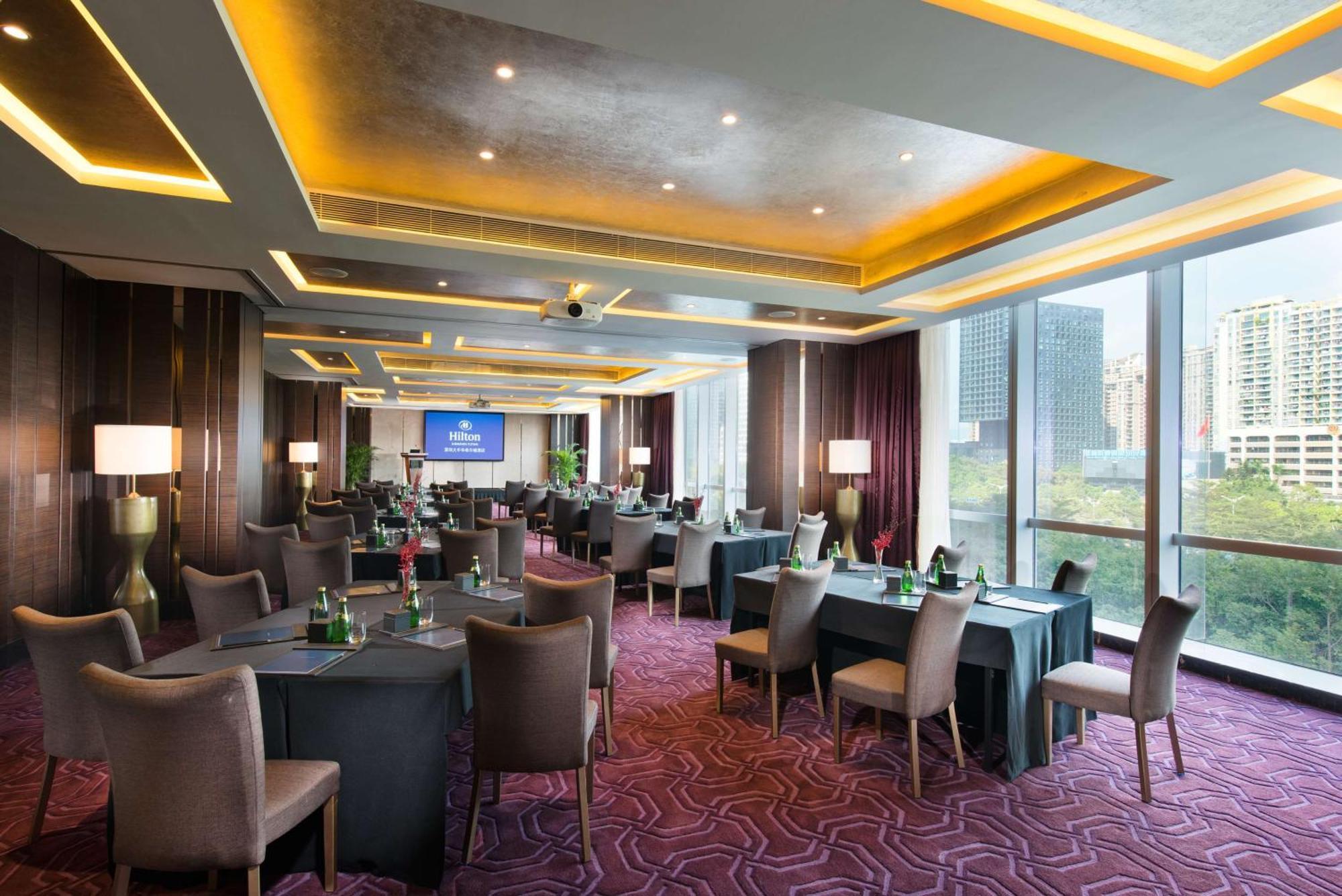 Hilton Shenzhen Futian, Metro Station At Hotel Front Door, Close To Futian Convention & Exhibition Center Extérieur photo