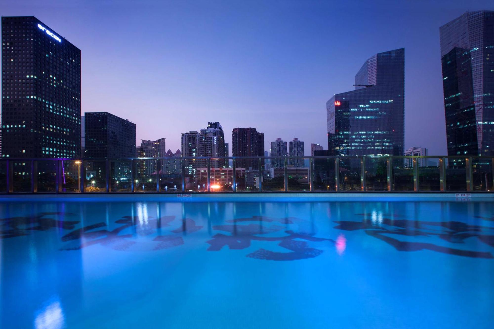 Hilton Shenzhen Futian, Metro Station At Hotel Front Door, Close To Futian Convention & Exhibition Center Extérieur photo