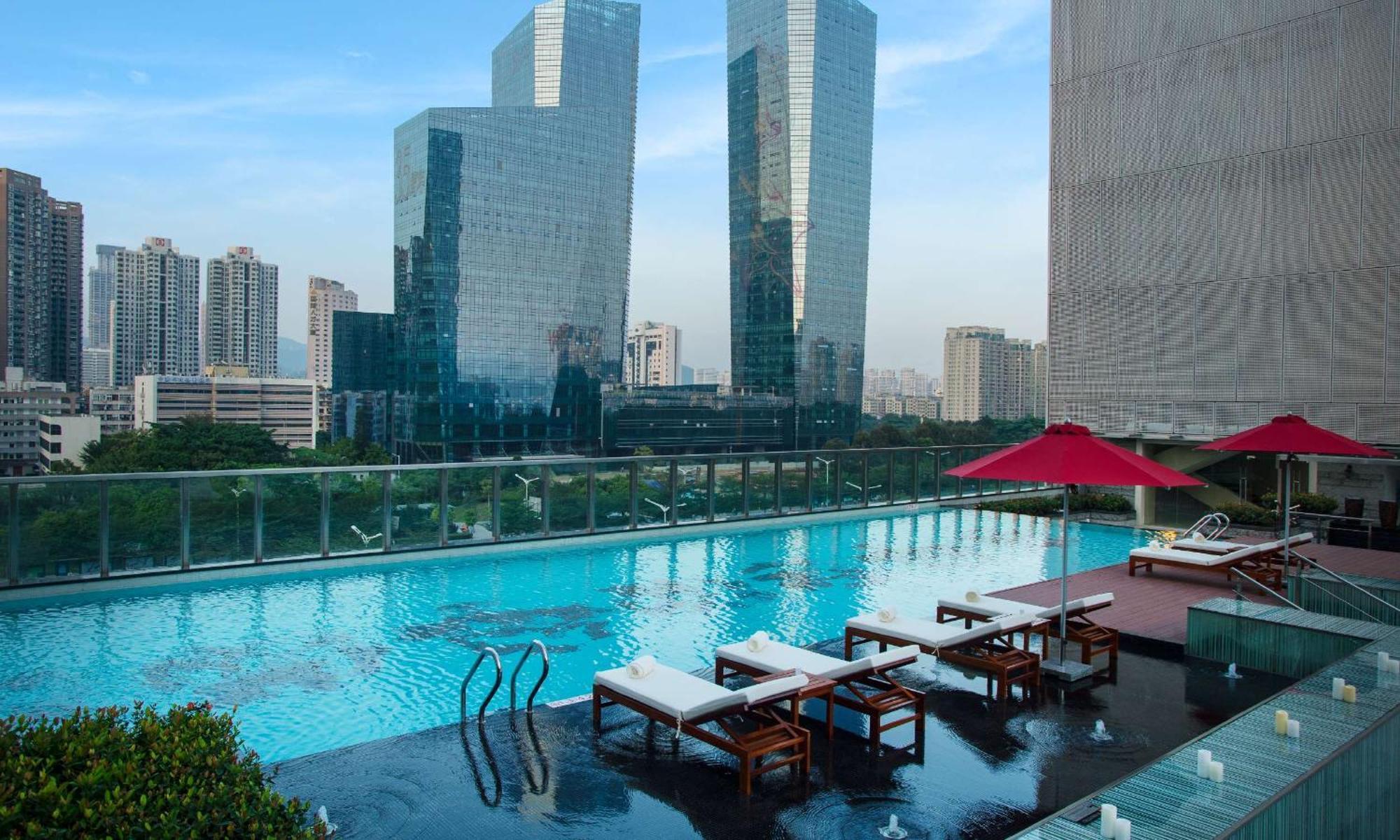 Hilton Shenzhen Futian, Metro Station At Hotel Front Door, Close To Futian Convention & Exhibition Center Extérieur photo